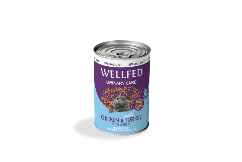 Wellfed Urinary Κοτόπουλο & Γαλοπούλα με Βερίκοκο