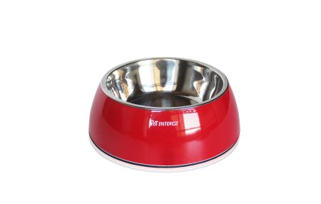 Pet Interest Deluxe Red Bowl