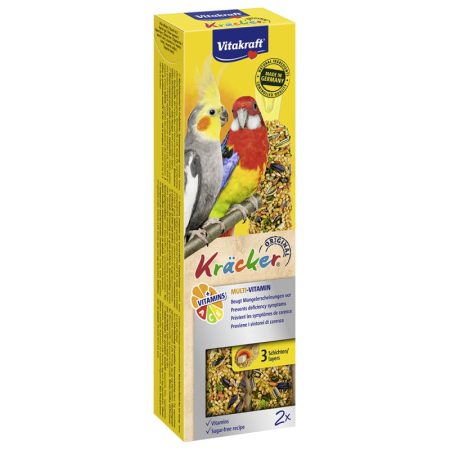 Vitakraft Kracker Duo για Μεσαίους Παπαγάλους με Πολυβιταμίνες