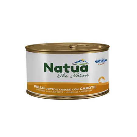 Natua Adult Cat Κονσέρβα Κοτόπουλο με Καρότο σε Ζελέ 85gr