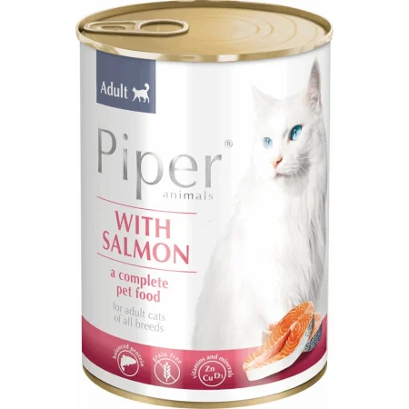 Piper Cat Adult Υγρή Τροφή Γάτας Σολομός