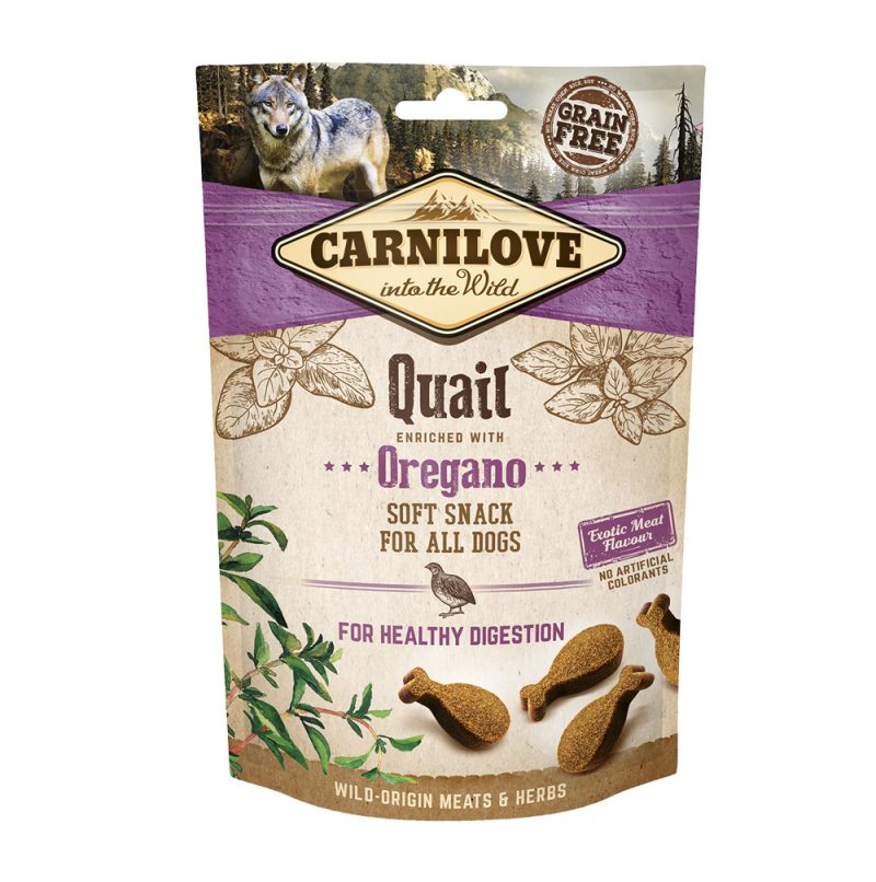 Carnilove Dog Snack Soft Quail & Oregano 200gr