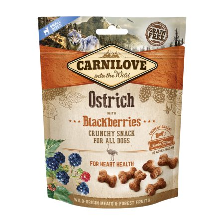 Carnilove Dog Snack Crunchy Ostrich with Blackberries 200gr