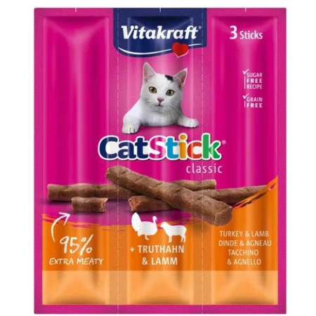 Cat Stick Mini Γαλοπούλα & Αρνί 3τμχ