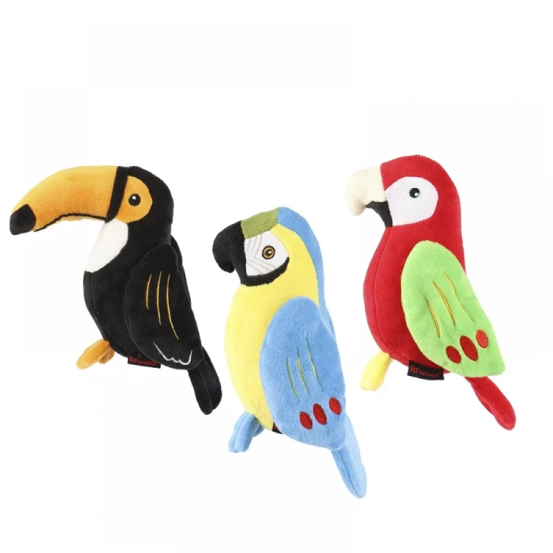 Λούτρινο παιχνίδι σκύλου Pet Interest Tropical Bird