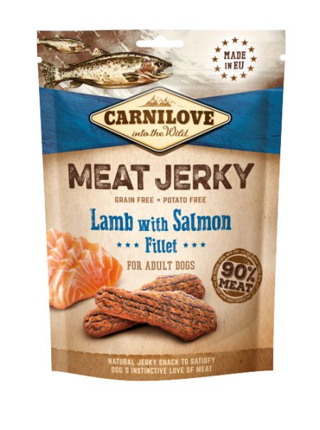 Carnilove Dog Snack Jerky Αρνί με Φιλέτο Σολομού 100gr