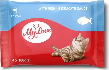 My Love Cat Pouch Ψάρι σε Σάλτσα