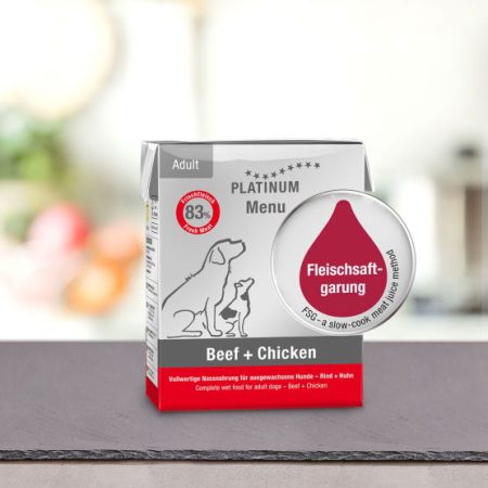 Platinum Menu Beef & Chicken 185gr