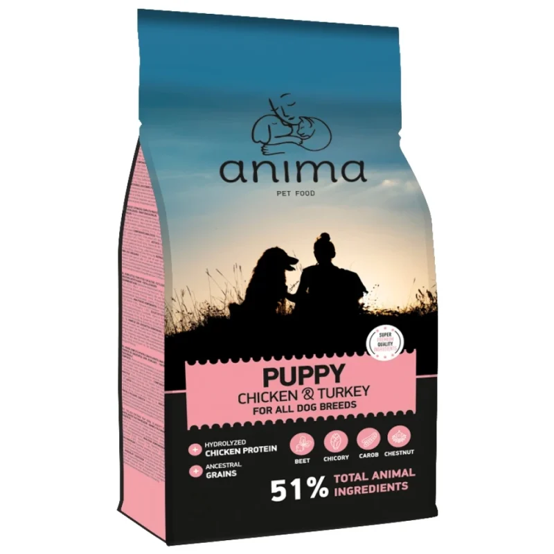 Anima Puppy Chicken & Turkey 14kg