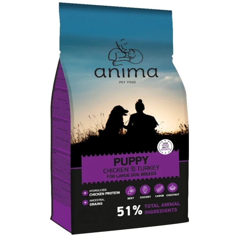 Anima Puppy Maxi Chicken & Turkey 14kg