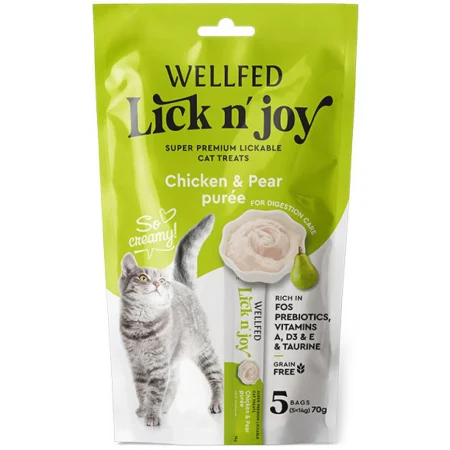 Pet Interest Wellfed Lick N Joy Chicken & Pear