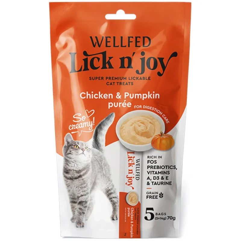 Wellfed Lick N Joy με Κοτόπουλο & Κολοκύθα