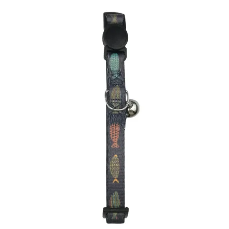 Cat Collar Fish Brown