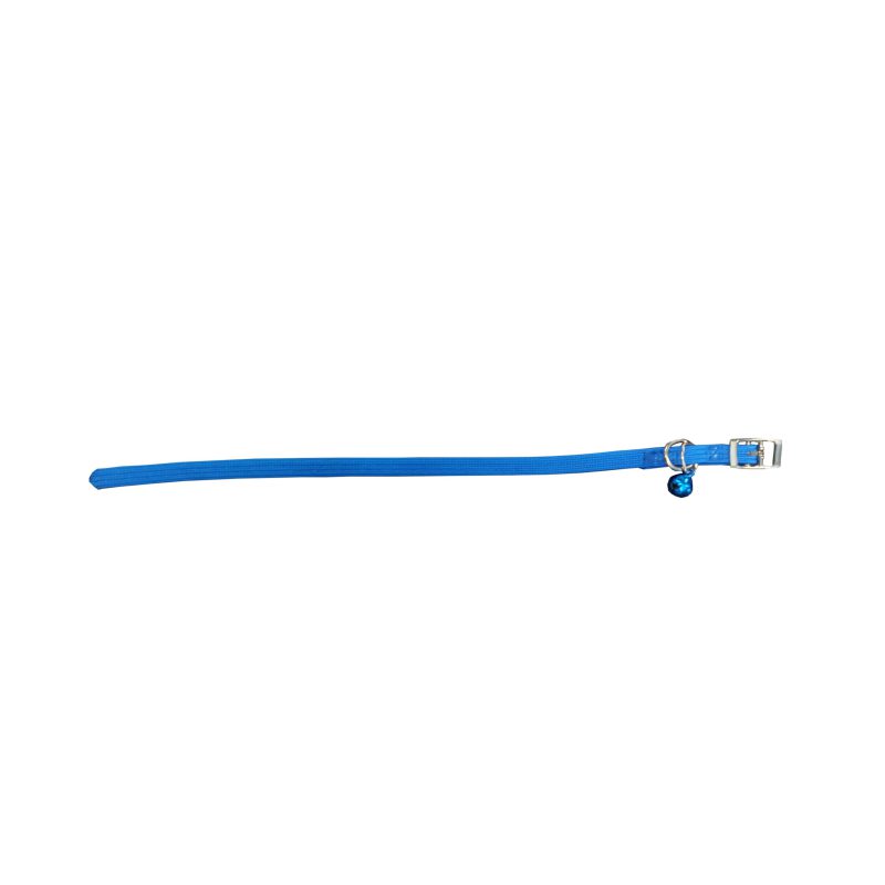 Stretch Line Cat Collar Blue