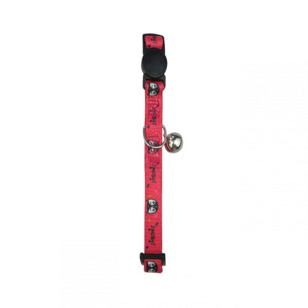 Cat Collar Meow Coral