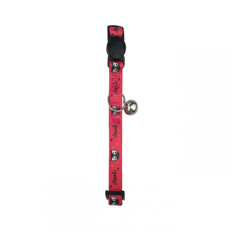 Cat Collar Meow Coral