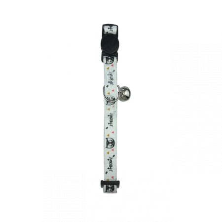 Cat Collar Meow White