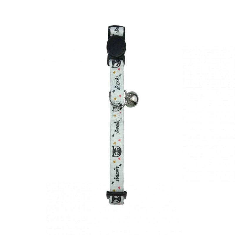 Cat Collar Meow White