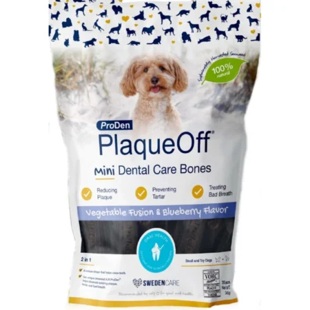 Proden PlaqueOff Dental Care Bones 340gr για Μικρόσωμους Σκύλους με Blueberry