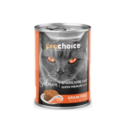 Prochoice Adult Cat Sterilized Salmon Pate Grain Free