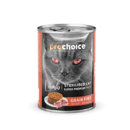 Prochoice Adult Cat Sterilized Lamb Pate Grain Free