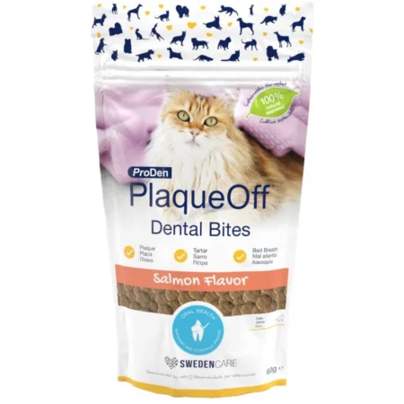 ProDen PlaqueOff Salmon Cat Bites 60gr