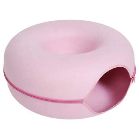 Pet Interest Tunel Pet Bed φωλιά γάτας ροζ