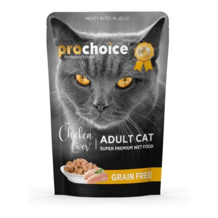 Prochoice Pouch Adult Cat Chicken-Liver