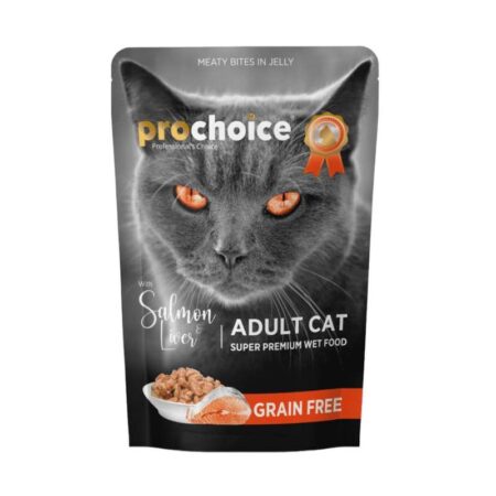 Prochoice Pouch Adult Cat Salmon-Liver