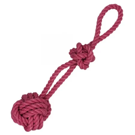 Pet Interest Rope Toy Ball Bacon Flavor 45cm