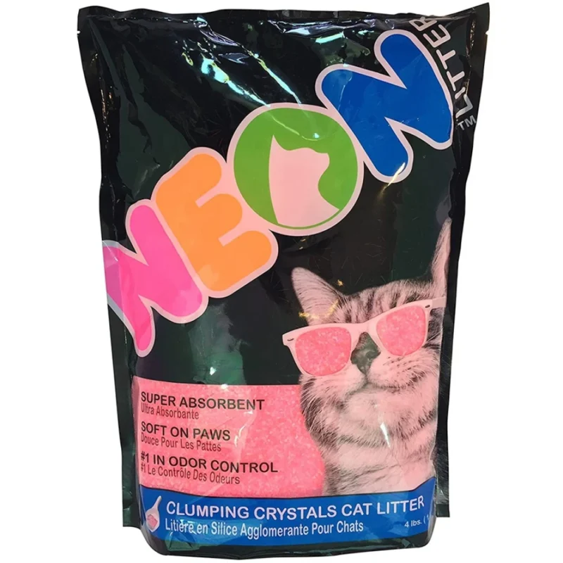 Κρυσταλλική Άμμος Γάτας Neon Litter Pink 1,81kg