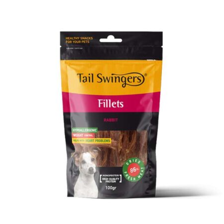 Tail Swingers Λιχουδιά Σκύλου Φιλέτο Κουνελιού 100gr