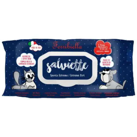 Μαντηλάκια Καθαρισμού (40τμχ) Ferribiella Extreme Dirty