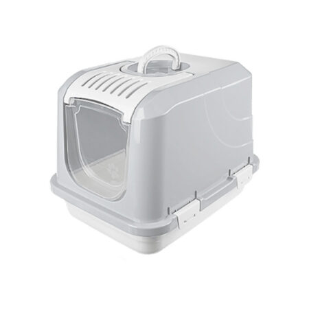 Κλειστή Λεκάνη - Τουαλέτα Γάτας Alice Lux 50x37x38,5cm Λευκό