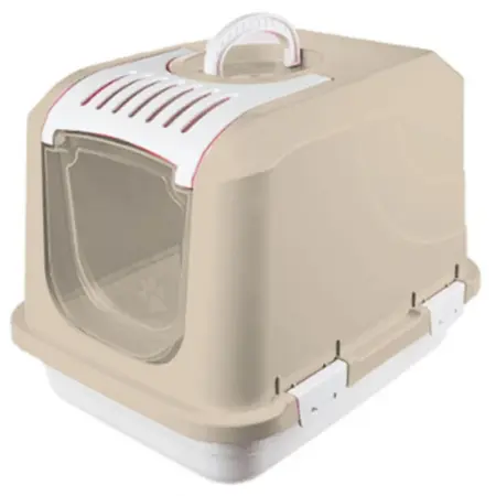 Κλειστή Λεκάνη - Τουαλέτα Γάτας Snowball 58x42x42cm Μπεζ