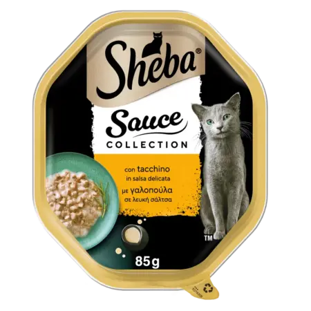 Sheba Special Γαλοπούλα Σε Λευκή Σάλτσα 85gr