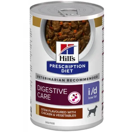 Hill s PD Canine i/d Low Fat Stew Κοτόπουλο και Λαχανικά 354gr για Σκύλους