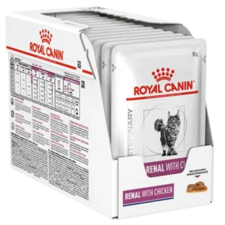 Royal Canin Diet Cat Renal με Κοτόπουλο 85gr
