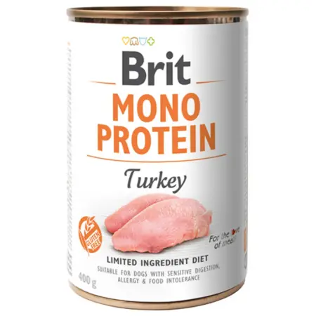 Brit Κονσέρβα Σκύλου Monoprotein Turkey 400gr