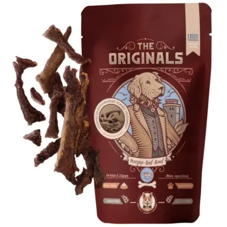 Λιχουδιές Σκύλου The Originals Αποξηραμένες Λωρίδες Μοσχάρι 80gr