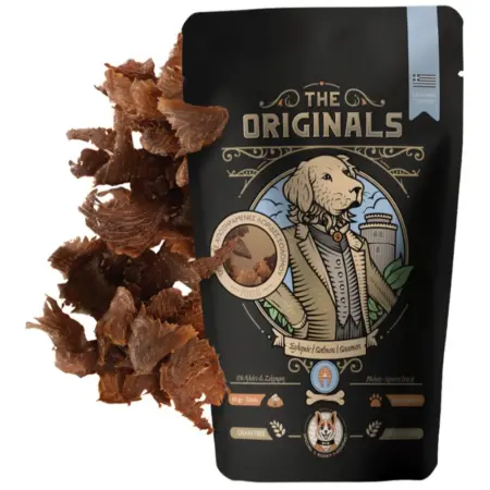 Λιχουδιές Σκύλου The Originals Αποξηραμένες Λωρίδες Σολομός 60gr