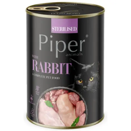 Piper Cat Adult Sterilised Κουνέλι 400gr