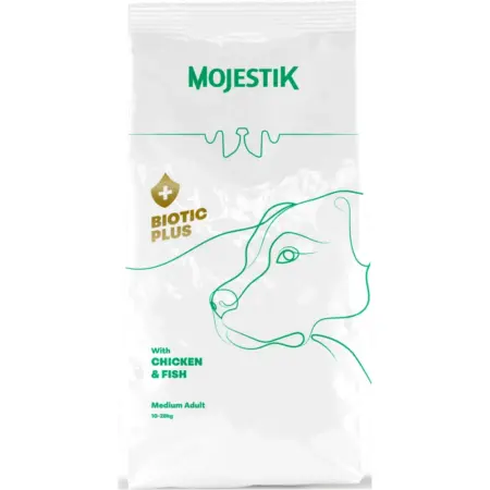 Ξηρά Τροφή Σκύλου Mojestik Biotic+ Medium 2,5kg