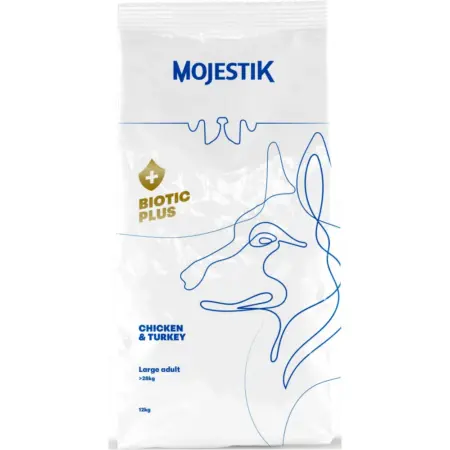 Ξηρά Τροφή Σκύλου Mojestik Biotic+ Large 12kg