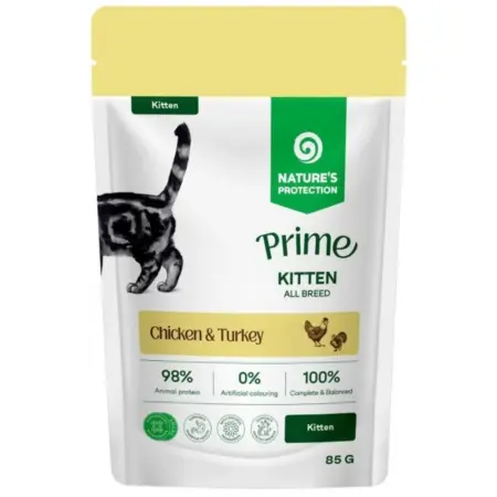 Nature s Protection Prime Kitten Chicken & Turkey 85gr