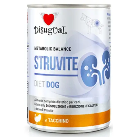 Κλινική Κονσέρβα Σκύλου Disugual Diet Dog - Struvite Turkey με Γαλοπούλα 400gr