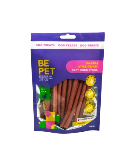 Be pet λιχουδιά σκύλου Soft Duck Sticks 100γρ