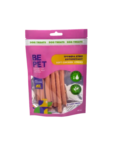 Be pet λιχουδιά σκύλου Soft Chicken Sticks 100γρ