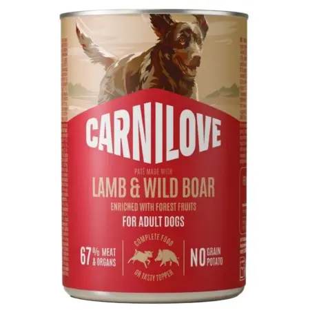 Carnilove Dog Adult Lamb & Wild Boar κονσέρβα 400gr