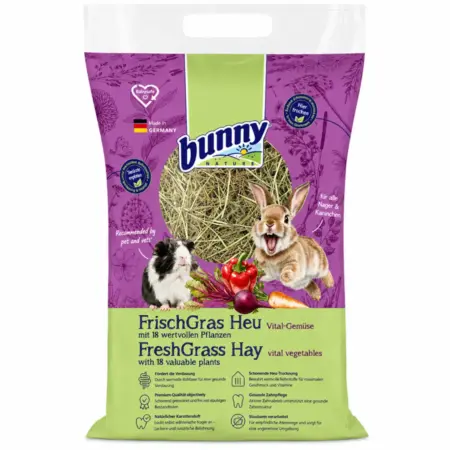 Χόρτο Bunny Freshgrass Hay Με Λαχανικά 500gr